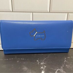 Radley London Classic Radley Flapover Blue Wallet
